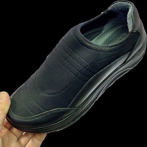 کفش طبی زنانه جی اف اس تمام چرم رویه استرج و زیره طرح پرفکت مناسب پیاده روی طولانی مدت