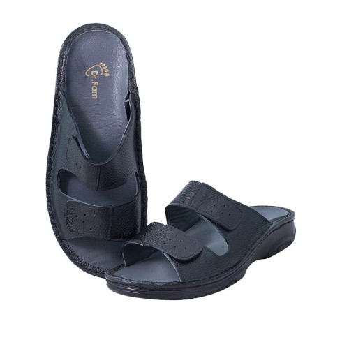 صندل طبی تمام چرم مردانه دکتر فام مدل شهروز